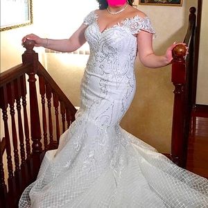 Custom Bondage Mermaid Wedding Dress